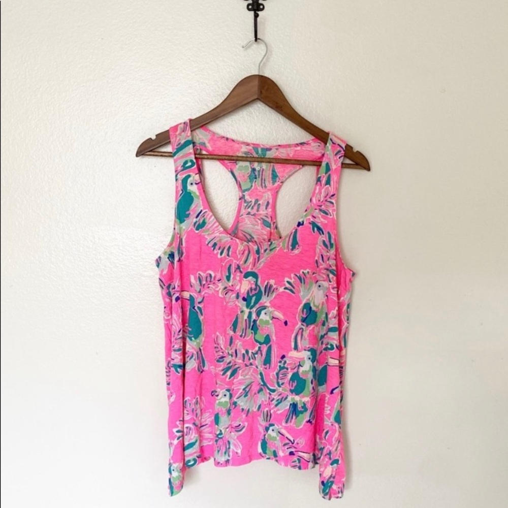 Lilly Pulitzer Monterey Toucan Tank Size Large